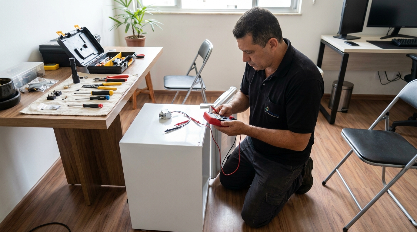 Diagnóstico em Frigobar Residencial em Sorocaba‑SP